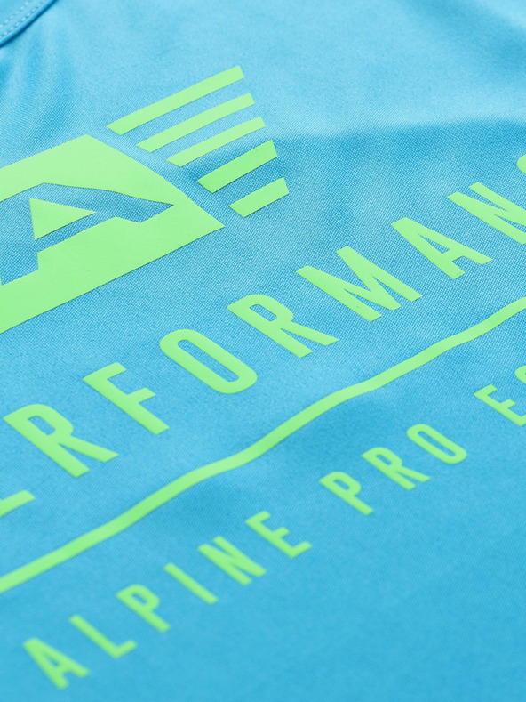 ALPINE PRO Tricou bărbătesc cu uscare rapidă ALPINE PRO MIXED albastru
