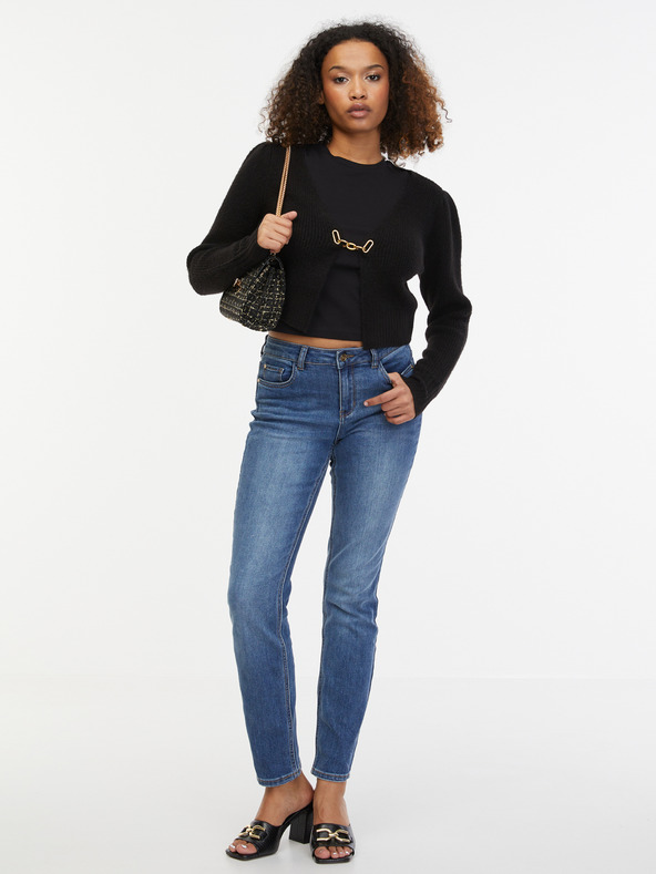 Orsay Cardigan negru de damă cu amestec de lână ORSAY