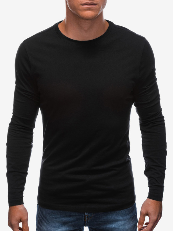 Edoti Tricou de bază negru pentru bărbați Edoti