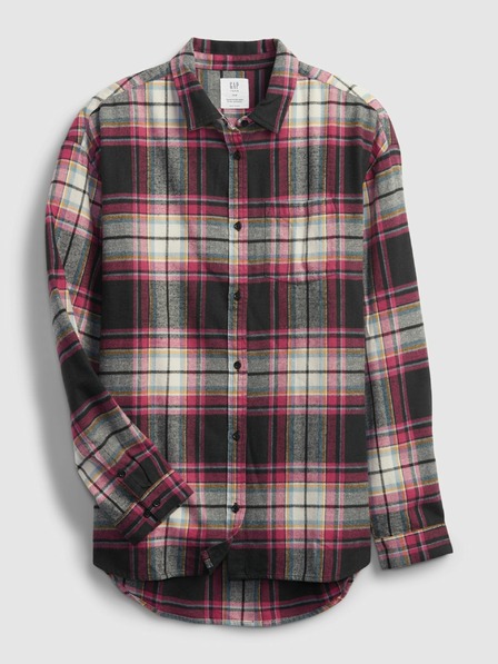 GAP Cămașă flanelată în carouri pentru adolescenți GAP