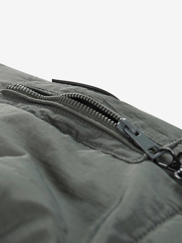 NAX Jachetă matlasată de iarnă gri pentru bărbați NAX Mabor