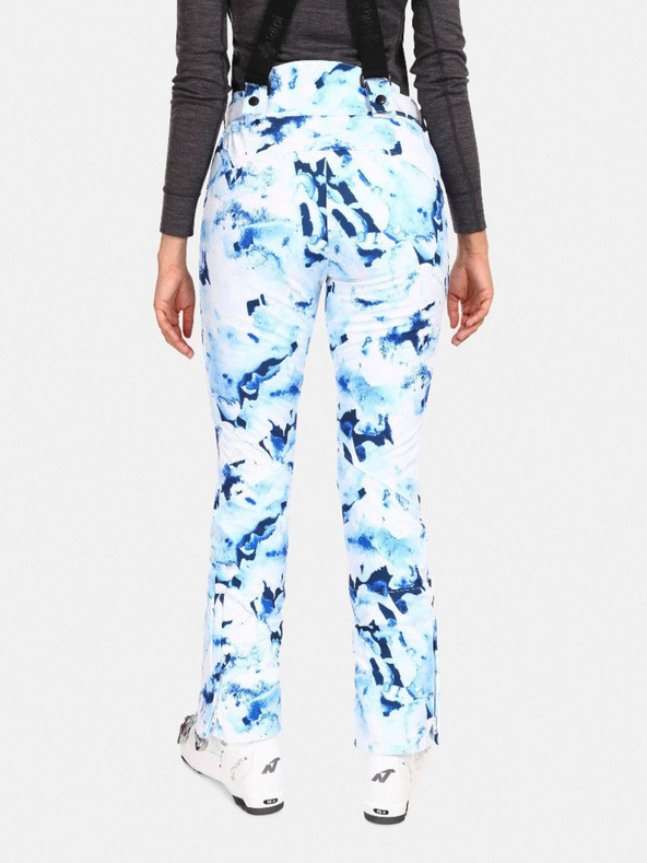 Kilpi Pantaloni de schi softshell pentru femei albaștri și albi Kilpi TORIEN-W