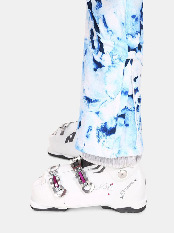 Kilpi Pantaloni de schi softshell pentru femei albaștri și albi Kilpi TORIEN-W