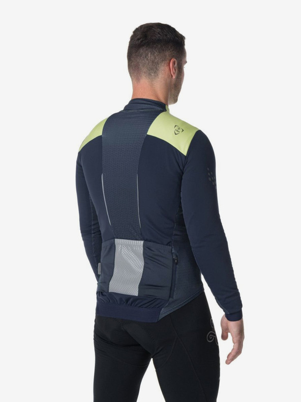 Kilpi Tricou de ciclism Kilpi Moveto verde și albastru pentru bărbați