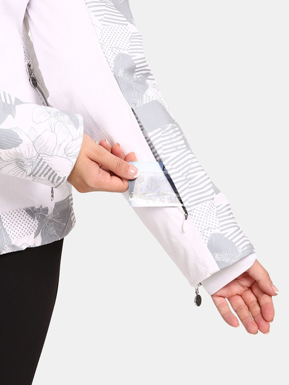 Kilpi Jachetă albă de schi încălzită pentru femei Kilpi Lena-W