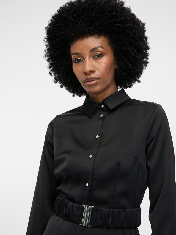 Orsay Rochie neagră până la genunchi, pentru femei ORSAY