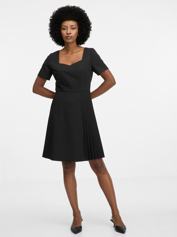 Orsay Rochie neagră până la genunchi, pentru femei ORSAY