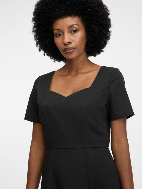 Orsay Rochie neagră până la genunchi, pentru femei ORSAY