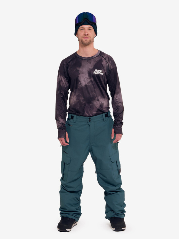 Horsefeathers Pantaloni Rowen Horsefeathers - albastru