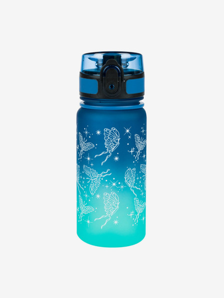 BAAGL Sticlă de băut albastru tritan gradient fluture, 350 ml Baagl
