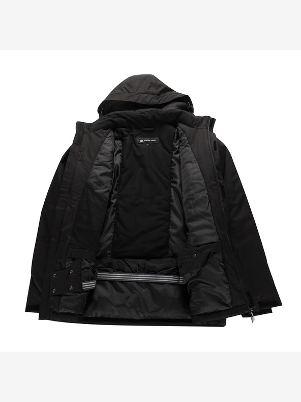 ALPINE PRO Ghete de schi pentru bărbați cu membrană ptx pentru zăpadă ALPINE PRO COMED negru