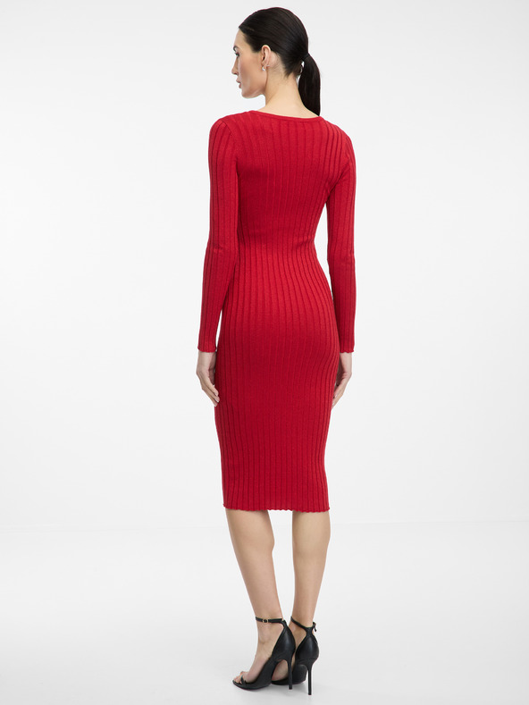 Orsay Rochie midi roșie pentru femei ORSAY