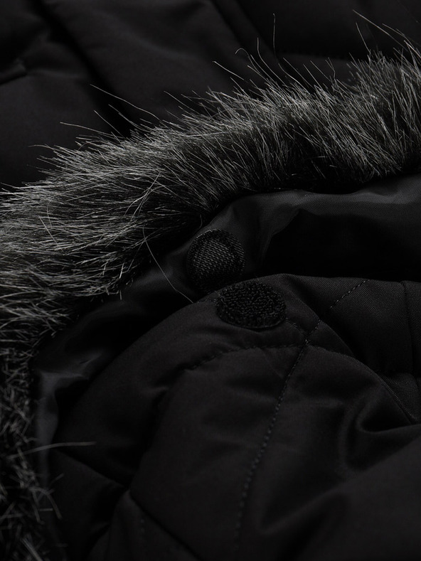 ALPINE PRO Palton matlasat de iarnă negru pentru femei ALPINE PRO GOSBERA