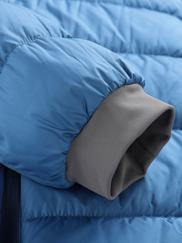 ALPINE PRO Jachetă matlasată de iarnă albastră pentru bărbați ALPINE PRO ROGIT