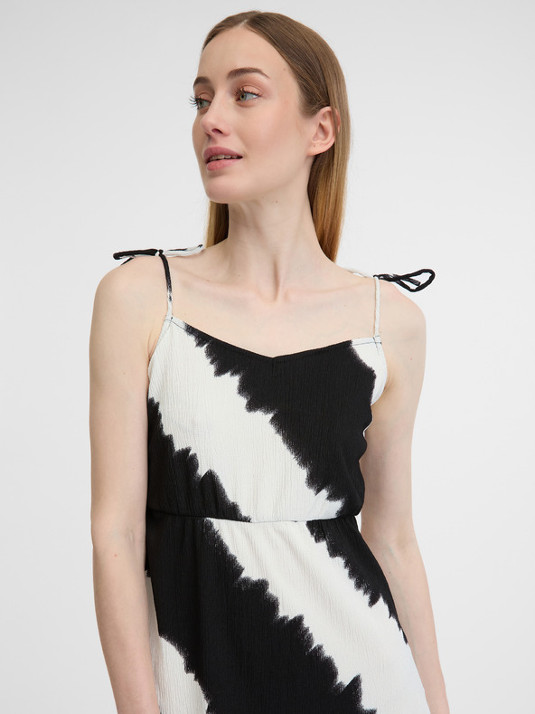 Orsay Rochie alb-negru și alb pentru femei ORSAY