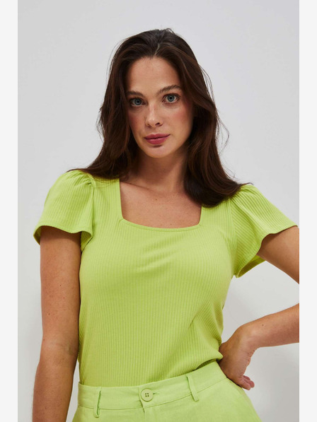 Moodo Cămașă verde deschis Moodo