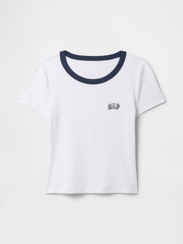 GAP Tricou crop cu nervuri GAP