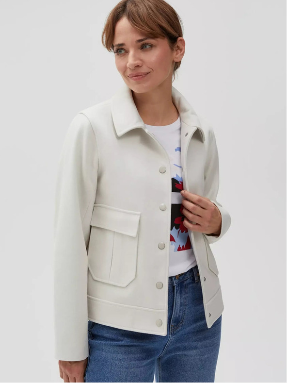 Moodo Jachetă cu cămașă crem Moodo, damă