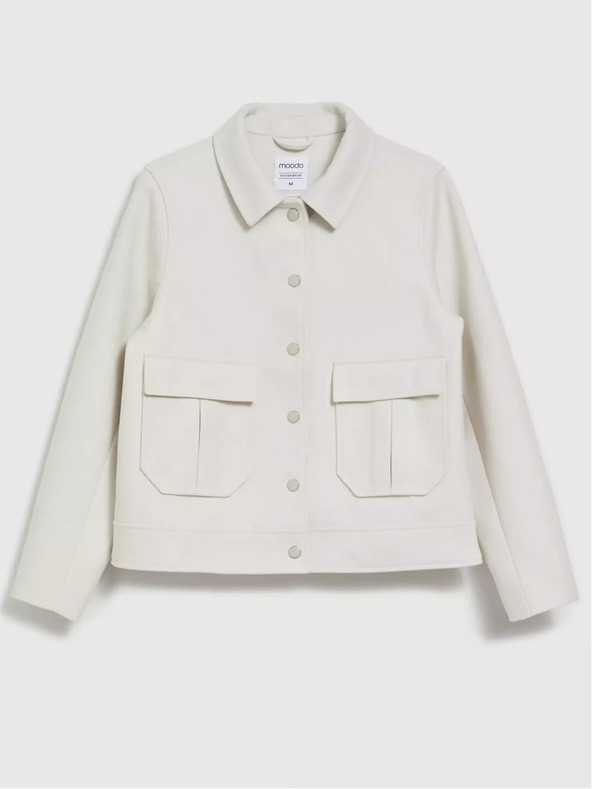 Moodo Jachetă cu cămașă crem Moodo, damă