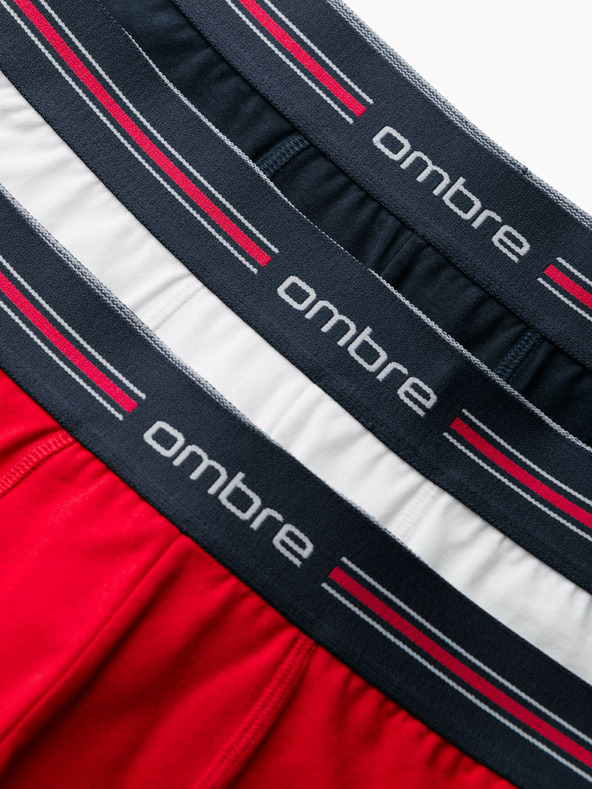 Ombre Clothing Boxer clasic pentru bărbați cu dungă și elastic Ombre Clothing