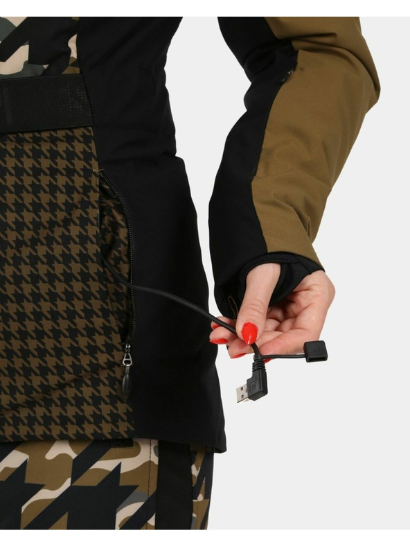 Kilpi Jachetă de schi pentru femei Kilpi CLAIR-W Khaki