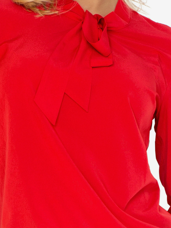 numoco Bluză roșie de damă cu țesătură Numoco