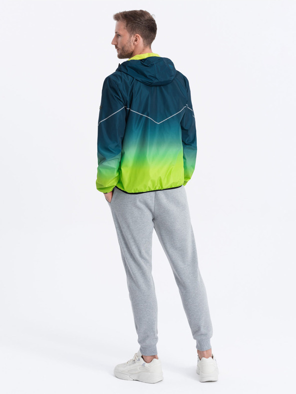 Ombre Clothing Jachetă sport verde și petrol pentru bărbați Ombre Clothing