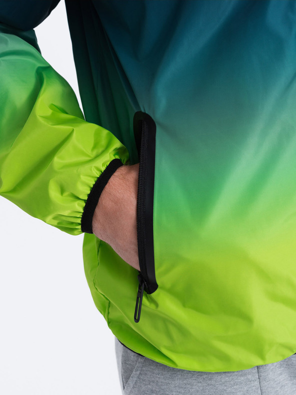 Ombre Clothing Jachetă sport verde și petrol pentru bărbați Ombre Clothing