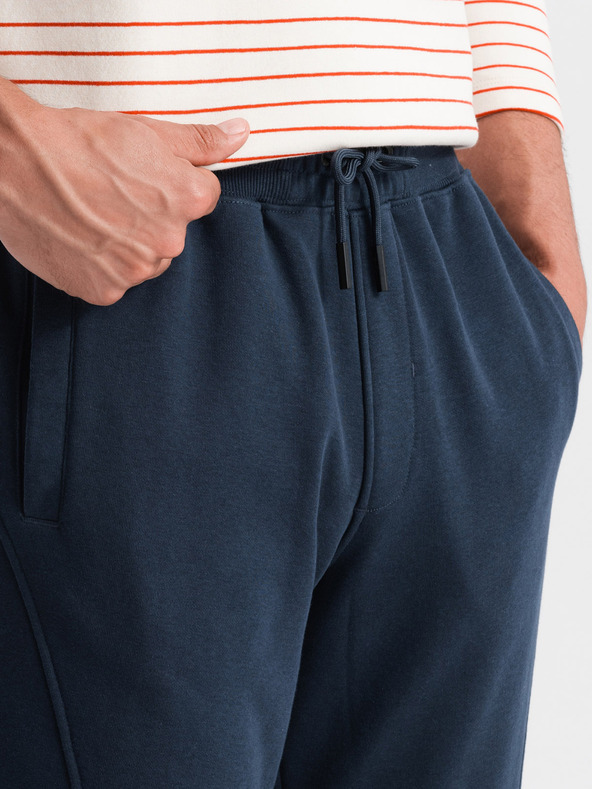 Ombre Clothing Pantaloni de trening bărbați din bumbac BASIC Ombre Clothing