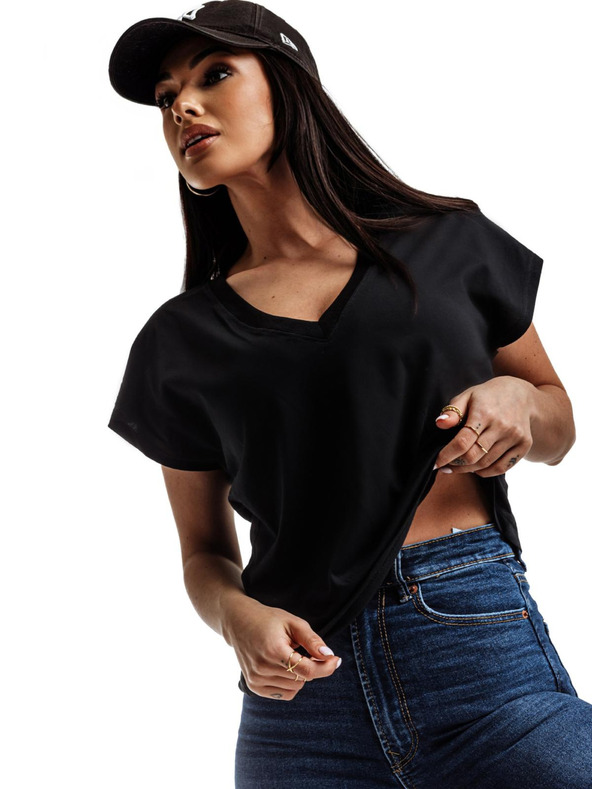 Edoti Tricou negru pentru femei Edoti