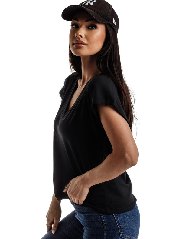 Edoti Tricou negru pentru femei Edoti