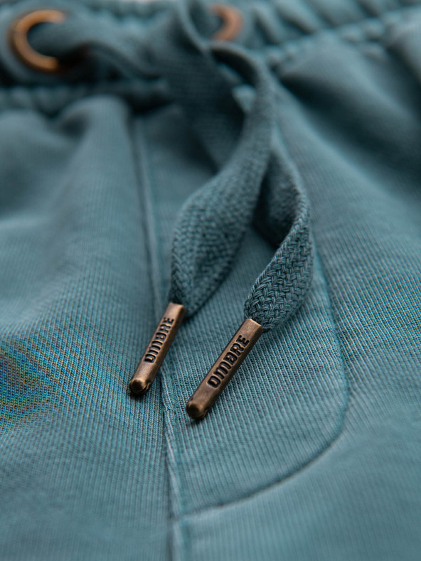 Ombre Clothing Pantaloni scurți de trening din bumbac pentru bărbați BASIC albastru Ombre Clothing