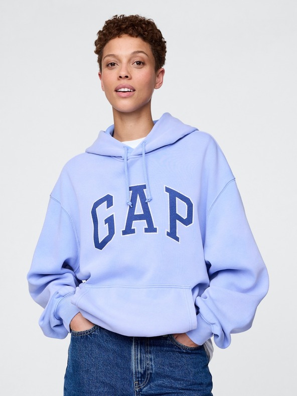 GAP Hanorac oversize cu logo Americana Unisex GAP