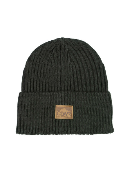 Tenson Căciulă Unisex Colourwear Badge Khaki închis