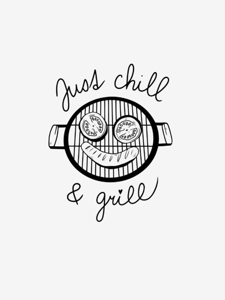 ZOOT.Original Tricou alb ZOOT.Original pentru femei Just chill & grill