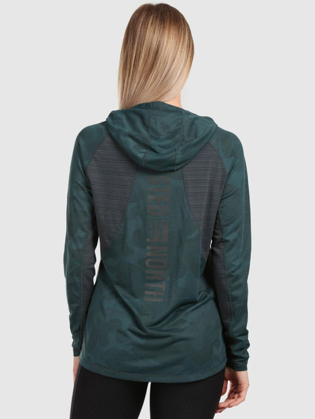 Kilpi Tricou de alergare pentru femei Kilpi AILEEN-W Verde închis