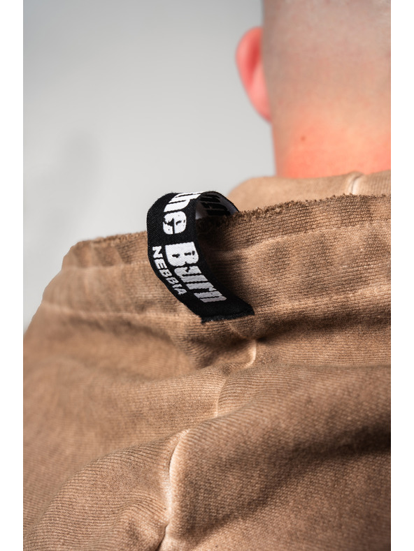 Nebbia Hanorac cu fermoar spălat GYM BRO 362