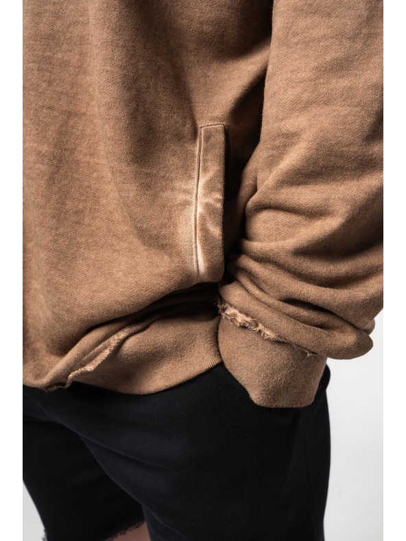 Nebbia Hanorac cu fermoar spălat GYM BRO 362