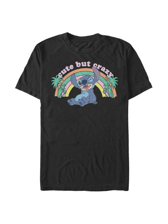 ZOOT.Fan Tricou negru Disney Kawaii Stitch pentru bărbați