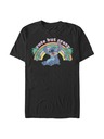 ZOOT.Fan Tricou negru Disney Kawaii Stitch pentru bărbați
