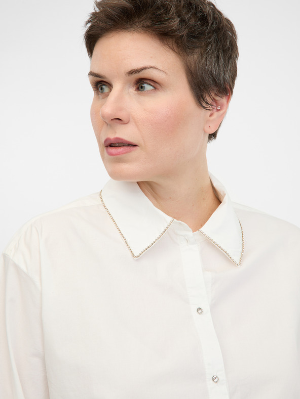 Orsay Cămașă albă pentru femei ORSAY