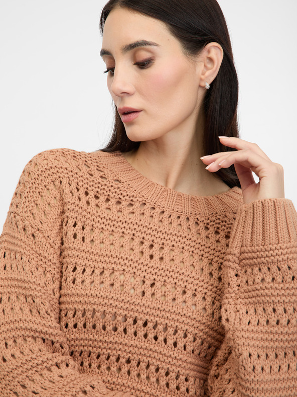 Orsay Pulover pentru femei maro deschis ORSAY