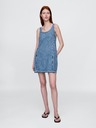 GAP Rochie mini din denim UltraSoft Americana GAP