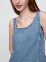 GAP Rochie mini din denim UltraSoft Americana GAP