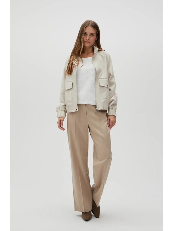 Moodo Jachetă bej deschis pentru femei