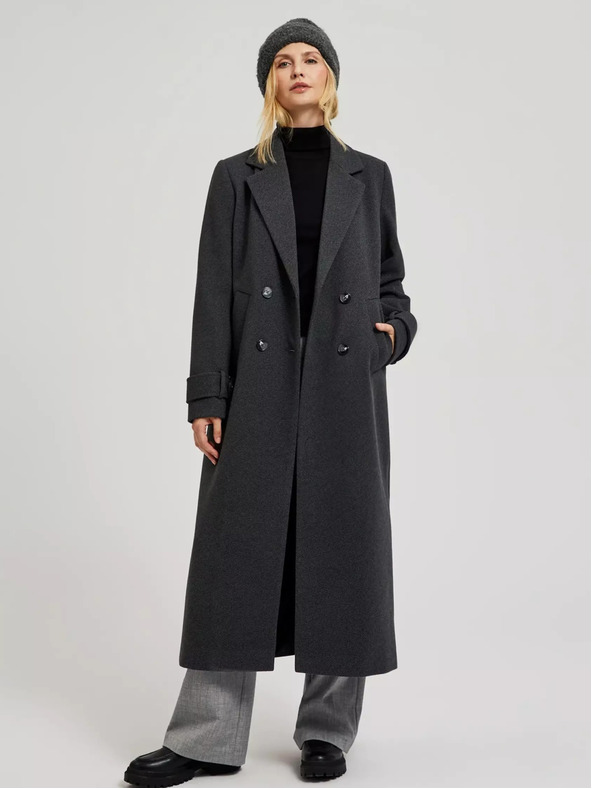 Moodo Jachetă gri pentru femei