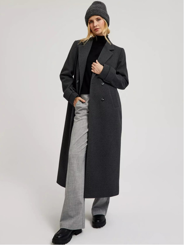 Moodo Jachetă gri pentru femei