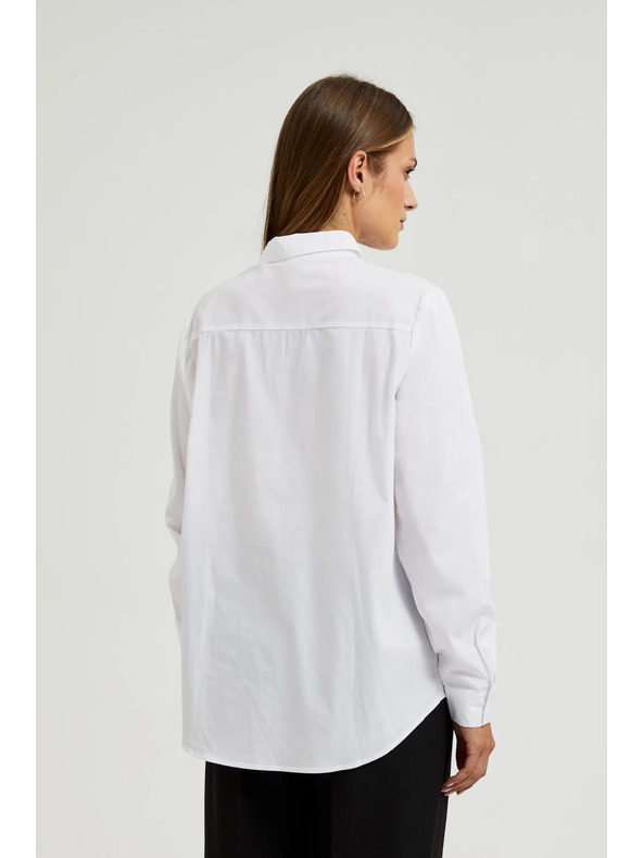 Moodo Cămașă albă pentru femei