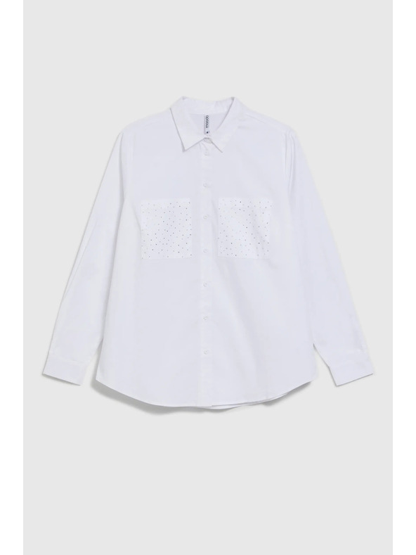 Moodo Cămașă albă pentru femei