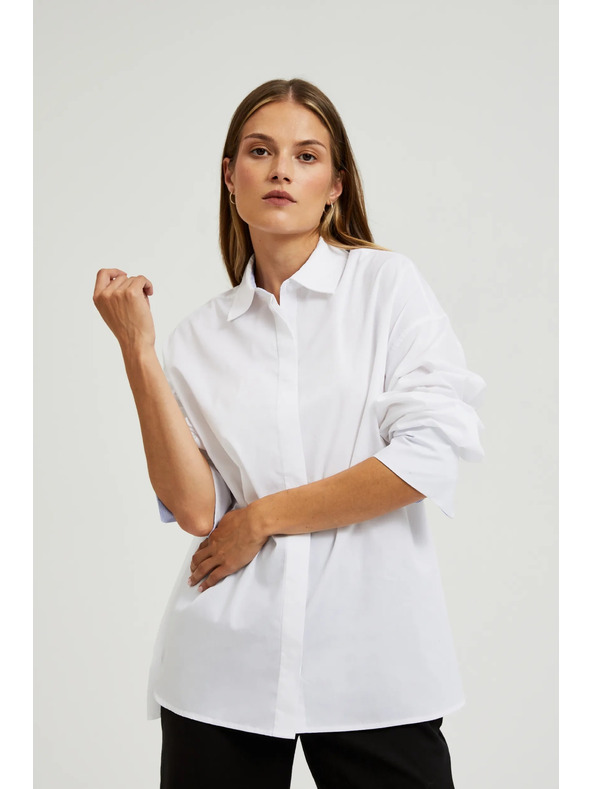 Moodo Cămașă albă pentru femei